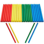 Rhythm Sticks For Kids - Wooden Classroom Music Toys & Preschool Percussion Instruments - Shakers For Class & Children'S Musical Toys - 12 In, 4 Colors, 24 Pieces
