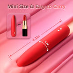 Mini Vibrator Bullet Sex Toys: Bullet Vibrators Adult Toys Made Of Fully Silicone For Clitoral Stimulation, 4-In Rechargeable G Spot Vibrator With Light Up, 10 Vibe Modes Discreet Vibrator For Women