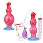 Inflatable Dog Knot Dildo Inflatable Squirting Butt Plug Trainer Adult Sex Toys Games