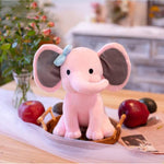 Elephant Stuffed Animals - Kawaii Plushiestoys For Baby, Boy, Girls Plush Toys Gifts - Great For Nursery, Room Decor, 9.8 Inch (Pink)
