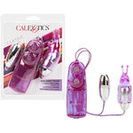 Dual Bunny Teaser - Double Bullet Vibrator With Rabbit Tickler - Sex Toys For Couples - Adult Vibe Eggs Massagers - Purple