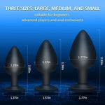 Silicone Anal Plug, Rose Baseprostate Stimulating Anal Toy - Butt Plug Men Women Masturbation Adult Sex Toys And Games (Black)…