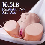 Sex Doll Male Sex Toys For Men - 16.5Lb 1:1 Replica Silicone Mens Adult Sex Toy Pocket Pussy, Male Masturbator Sex Dolls With 3D Realistic Tight Vaginal Anal Pussies For Men Stroker (Mia)