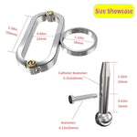 Metal Chastity Device Chastity Cage Used To Restrain Male Penis Cock Cage With Metal Conduit Sm Adult Sex Toys Removable Scrotum Ring To Exercise Male Penis