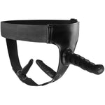 Realistic 3 Dildos Harness Strap-On Dildos Sex Toys Adult Toys For Female- Adjustable Strapless Strap-On Dildos Soft Silicone Anal G-Spot Stimulation Sex Toys For Women Couples Lesbian - Black