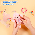 Mini Stuffed Puppies 20Pcs Plush Dogs Adopt A Puppy Pet Adoption Paw Party Supplies Stuffed Animals Bulk For Dogs Soft Plush Toys Doll For Kids Birthday Gift Party Favors Stocking Stuffer
