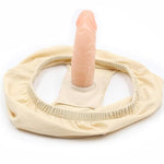 13 Cm Strap-On Dildo Underpants Realistic Dildo Plug Masturbating Pants Underwear Chastity Pants Trousers Bondage Fetish Sex Toy (Skin)