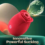 Sex Toys Vibrator For Women - Rose Sucking Vibrator Sex Nipple Toys With 9 Suctions, G-Spot Dildo Vibrators Rose Sucker, Clitoral Stimulator For Women Female Couples Adult Sex Toy Games