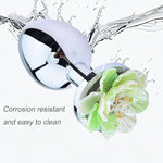 3 Pcs Metal Anus Plug Sex Toys With Beautiful Flower Buds, Anus Training Set, Anus Training Kit Adult Toys, Anal Dilator Prostate Massager Anal Sex Toys For Beginners, Men, Women And Couples