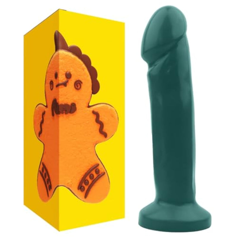 7.4 Inch Realistic Silicone Dildo, Body-Safe Material Huge Dildos For G Spot And Vaginal Stimulation With Strong Suction Cup, Anal Sex Toys For Women And Men(Dark Green)