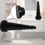 9.05 Inch Anal Plugs Anal Beads Large Butt Plug Anal Sex Trainer Big Anal Dildo Anal Sex Toys With Strong Suction Cup Soft Buttplug Anal Expander For Men Women Sex Toys Dildo (Black)