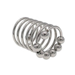 Stainless Steel Penis Ring Mace Penis Training Ring For Sex Toys Cock Ring 35 Mm