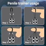 686G/24.19Oz Metal Penis Stretcher Devices- Adjustable Penis Physical Exercise Tools,Penis Stretcher Wearable Male Sex Toys(4Pcs Ball)