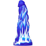 10.8 Inch Realistic Dragon Dildo, Big Knot Soft Liquid Silicone Dildos With Powerful Suction Cups Anal Sex Toys Adult Sex Toy For Women, Blue, 1.0 Count