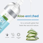 Waterbased Lube 33 Fl Oz. Personal Lubricant W/Aloe & Vitamin E, Value Pack, Hypoallergenic, Free Of Paraben&Glycerin&Pegs, Ph-Balanced, Natural Smooth Slippery Glide Gel For Couples Men Women