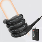 Electric Shock Bondage Masturbation Penis Ring Male Winding Exercise Cock Ring Electric Shock Trainer Sex Toy