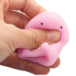 Mini Penis Adult Sex Toys,Realistic Dildos Stress Relief Toy Male Sex Toy for Couples,5Pcs Small Penis Squishy Decompression Squeeze Toy for Sex Games,Tiny Penis Novelty Gag Gifts for Men Women Pink