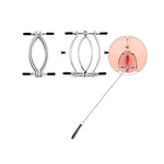 Stainless Steel Sm Clip Adjustable Pussy Clamp With Metal Chain For Women, Adult Sex Bondage Torture Restraint Clamps Slave Game Sm Erotic Toy