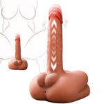 Thrusting Dildo Vibrator Sex Toys - Women Hands-Free Ride Penis Masturbator With 2 In 1 Thrusting & Vibrating 7 Modes, G Spot Stimulator Thick Dildo With Tight Anal Channel Adult Toy For Men