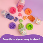 1.1 lb Orange Sensory Sand for Kids, Non-Toxic Soft Play Sand for Creative Activities