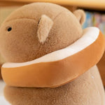Cute Capybara Stuffed Animals,Kawaii Capybara Plush Toys, Capybara Stuffed Aniamls Toys For Girls Kids Adults Birthdays (Bread Style -12Inch)