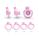 Male Small Chastity Cage, Narrow Chastity Device With 4 Sizes Rings And Invisible Lock For Man Penis Exercise Bondage Gear & Accessories Lightweight Adult Sex Toys