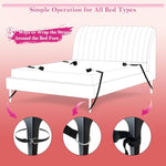 13 Pcs Sex Bondage Bdsm Kit Bed Restraints Straps Set Sex Toys For Women Sm Games Play With Hand Cuffs Ankle Cuff Blindfold Tickler, Adjustable Bondage Set Bed Couple Adult Toys