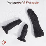 Strap-On Dildo Couple Sex Toys - Strap On 3 Removable Realistic Silicone Dildos Wearable Dildo Adjustable Pants G-Spot Stimulator Strapon Harness For Women, Lesbian & Couples Sex Toys, Black