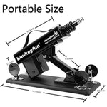 Thrusting Sex Machine, Automatic Dildo Machine For Women And Men, Adjustable Adult Sex Toys With Attachments (9 Piece Set)