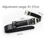 Soft Leather Dog Bone Open Mouth Gag Bdsm Padded Pillow Mouth Gag Restraints Puppy Game Bondage Bite Gag Adult Sex Toys (Black)