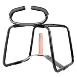 Sex Furniture Sex Position Enhancer Chair With Realistic Jelly Dildo, 8 Inch G-Spot Dildo With Strong Suction Cup