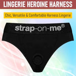 Harness Heroine Small - Microfiber Sex Toys For Adults, Adjustable Sex Toy With Second Skin Design, Ideal Pegging Adult Toys, Compatible With Most Dildos, S-Xxl Sizes