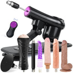 Sex Machine Automatic Dildo Machine Sex Thrusting Machine Remote Sex Toy Machine Device For Women And Men 3Xlr Remote Control Fck Machine For Pleasure With 3Xlr Attachments Realistic Dildo