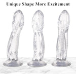 10Inch Huge Realistic Dildo,Snake Animal Dildos With Strong Suction Cup,Thick Anal Adult Sex Toys For Women/Men Couple,Large Clear Penis Dong For Vaginal G-Spot