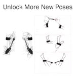Sm Sex Toys Forced Leg Splitter,Bundling And Tuning,Adjustable Soft Leather,Detachable Handcuffs,Leg Binding, Adult Toys