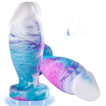 Vibrating Butt Plug Anal Plug Anal Toys For Men With Suction Cup, Large Buttplug Anal Vibrator Monster Fantasy Anal Dildo With 10 Vibrating, Silicone Sex Toys Adult Toys For Male Men & Women