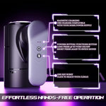 Male Masturbator Adult Sex Toys - Automatic Stroker With 9 Thrusting & Rotating Sex Machine,3D Realistic Transparent Textured Blowjob Machine For Man,Masturbation Cup Mens Pocket Pussy Sex Toy For Men