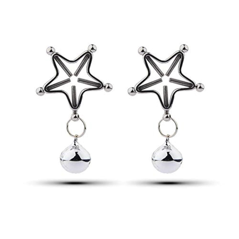 Nipple Clamps Clip Adjustable Metal Nipple Clamps Non-Piercing On Nipple Rings Metal Nipple Toy For Famale