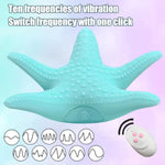 Silicone Starfish Wearable Vibrator with Wireless Remote Control for Clitoris and G-Spot Stimulation