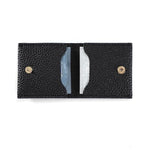 Condom Holder Case Storage For Men Gift Pu Leather Square Mini Purse (Black)