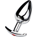 Male Sex Toys Bullet Head Metal Anal Plug Anchor Luxury Jewelry Base Butt Plug For Couple Pleasure