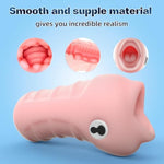 Sex Toys For Men Vibrating Pocket Pussies, Male Masturbator Cup With Mini Bullet Vibrators 10 Vibration Modes Male Vibrator Penis Trainer Lifelike Throat Textured Stroker For Dildo Pleasure