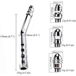 Cleaner Metal Shower Cleaner 3 Heads Aluminum Cleaner Cleansing Colonic Douche System Cleaner(Silver)