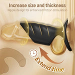 Vibrating Cock Ring Penis Sleeve Vibrator, 10 Vibrations Penis Extender Adult Sex Toys For Men Penis Testicles G Spot Stimulation Penis Ring Vibrator, Couples Sex Toys Male Erection Female Pleasure