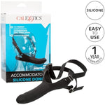 Accommodator Silicone Dong, 5.5 Inch Probe With Adjustable Head Strap Black - Se-1514-13-3