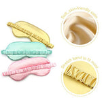 Silk Satin Eye Mask Color Assorted 6-Pack Smooth Sleeping Mask Eye Shade