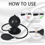 Inflatable Anal/Butt Plug Prostate Massager, Anal Training Set, One For All Anal Plug Set, Lgbt Anus Vagina Dilator Expander For Erotic Games