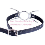 Silver Spider Gag Mouth Sex Spider Open Mouth Gag O-Ring Mouth Plug 4Cm Adjustable Strap Deep Throat Bdsm Bondage Open Mouth Sex Toy