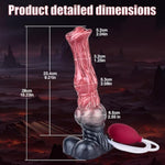 Squirting Dildo With Suction Cup Penis Squirting Ejaculating Silicone Horse Dildo For Men And Women Adult Erotica G Spot And Anal Cleaner 10 Inch Private Masturbation Orgasmic Cleansing (Fantasy)