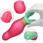 Soft Strawberry Butt Plug Anal Stretcher Prostate Massager Liquid Silicone Realistic Dildo G-Spot Stimulation Anal Sex Toys For Advanced Men Women Couple (M)